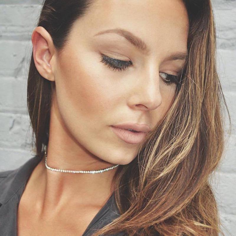 N5612 simple temperament diamond necklace female collarbone necklace necklace choker single product