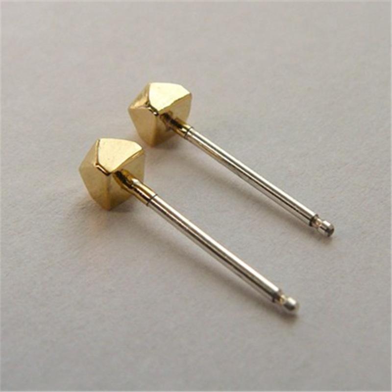 Jewelry simple geometric shape polyhedron earrings classic all-match ladies earrings ear jewelry