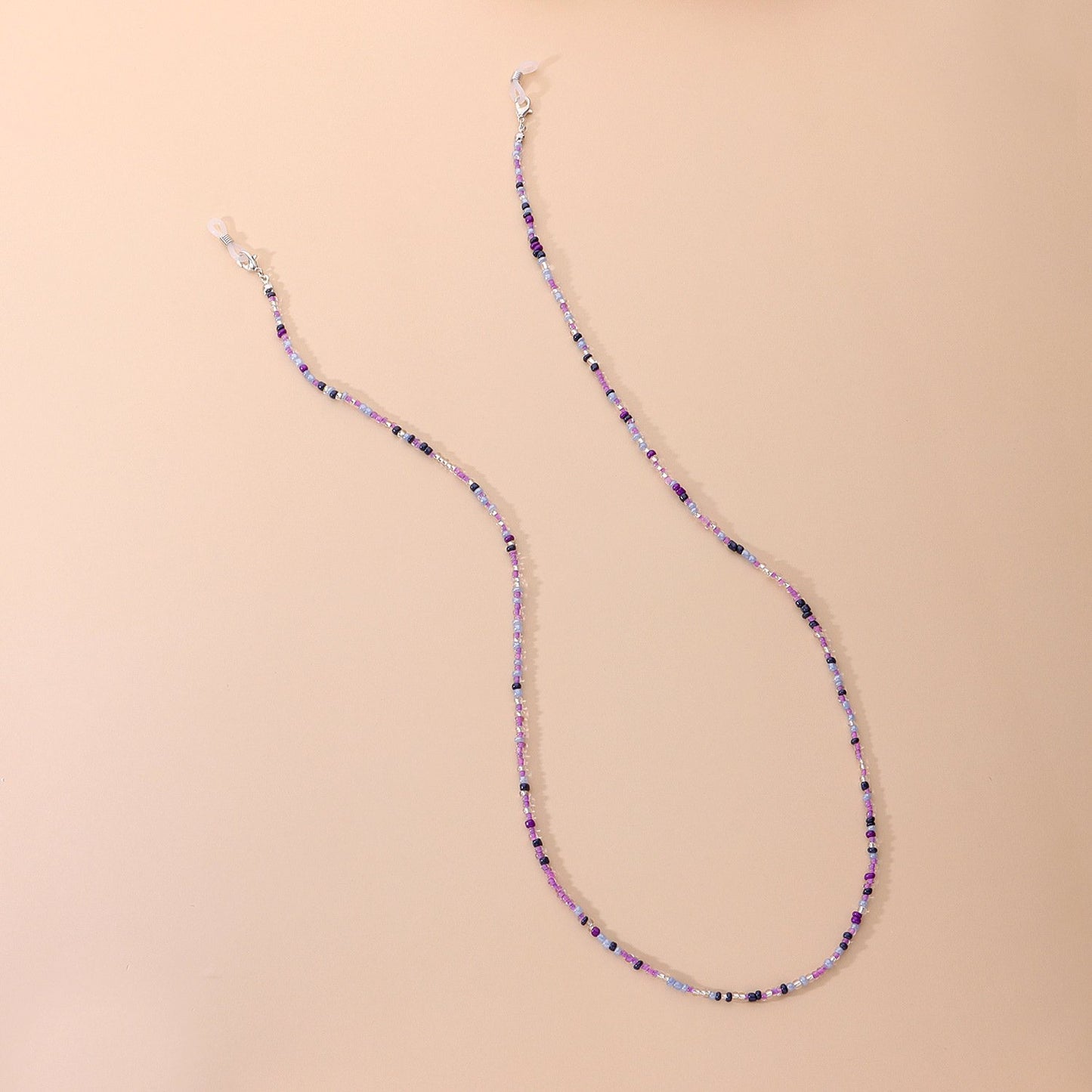 Jewelry Fashion Color Rice Beads Glasses Chain Simple Versatile Accessories 9-Piece Set