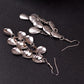 Long water drop frosted surface earrings fashion multi-layered boutique earrings