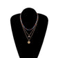 Jewelry custom multi-layer devil's eye pendant necklace female fashion exaggerated trend eye necklace