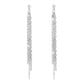 E1748 Exaggerated Long Earrings Rhinestone Chain Tassel Personality Earrings Temperament Smart Elegant Earrings