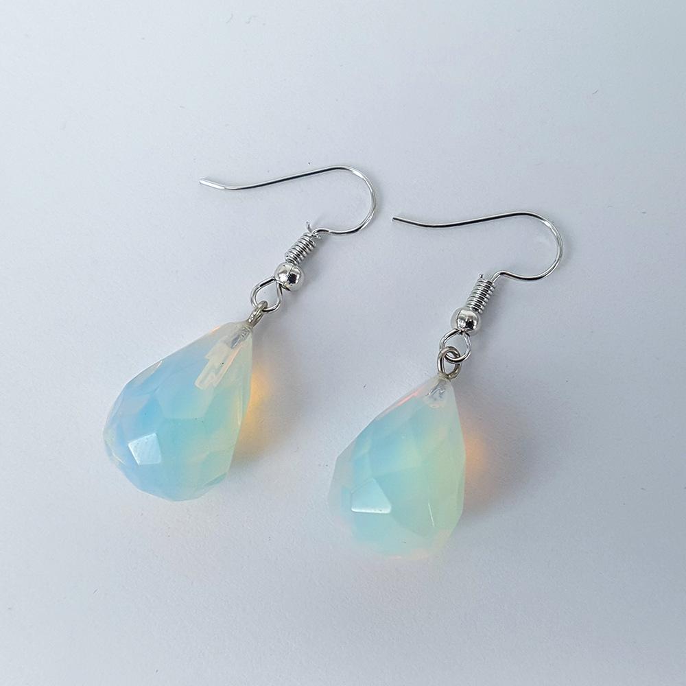 Creative natural opal earrings earrings alloy earrings full cut water drop boutique earrings for domestic sale