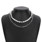 N1351 Elegant Retro Ethnic Necklace Pearl Shell Chain Multi-element Necklace Exaggerated Necklace