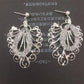 Hollow-out Butterfly Mesh Tube Imitation Zircon Water Drop Stud Earrings Earrings Earrings Popular Jewelry
