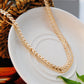 European simple double layered bohemian layered necklace fishbone armband aircraft chain disc sequin necklace