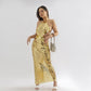 Jewelry Fashion Sexy Sequin Long Dress Clothes Women's Personality Backless Long One Body Chain