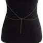 Jewelry Simple One-piece Halter Geometric Turquoise Chest Chain Sexy Night Bikini Necklace Female