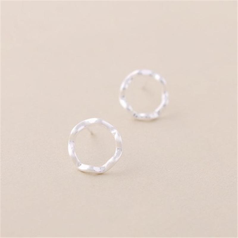 Earrings Women's Fashion Twist Wreath Earrings Women's Round Earrings