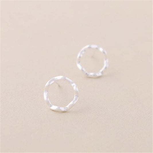 Earrings Women's Fashion Twist Wreath Earrings Women's Round Earrings