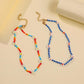 ETSY Necklace Creative Handmade Rice Beads Woven Small Flower Bohemia Personality Color Clavicle Necklace