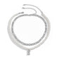 Jewelry Hip Hop Metal Bear Pendant Necklace Female Personality Versatile Pearl Chain Clavicle Necklace