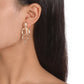 E1766 Personality Exaggerated Snake Earrings Metal Irregular Earrings Retro Punk Street Earrings