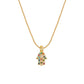 ZN55 fashion necklace creative palm eyes micro-inlaid zircon necklace retro simple single-layer necklace