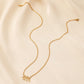 Simple and versatile fashion stainless steel hollowed out angel number angelnumber necklace