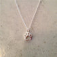 Jewelry Hollow Dog Print Cat Print Dog Paw Necklace Clavicle Chain