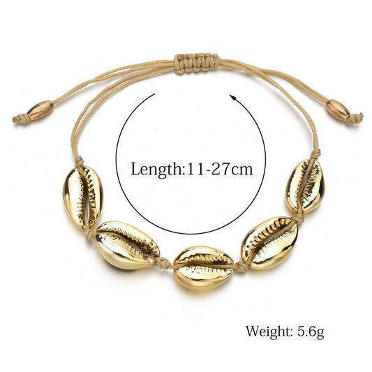 Popular Jewelry Bracelet Electroplated Shell Bracelet Simple Fashion Bracelet