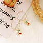 Three-piece set of Christmas earrings colorful flowers Christmas hat elk earrings women's set earrings holiday accessories