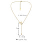 ins personalized fashion stainless steel single-layer simple double love shell adjustable necklace titanium steel small fresh pendant