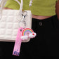 Toy Story cartoon key chain monster pendant car key pendant rainbow sun polymer clay bag chain