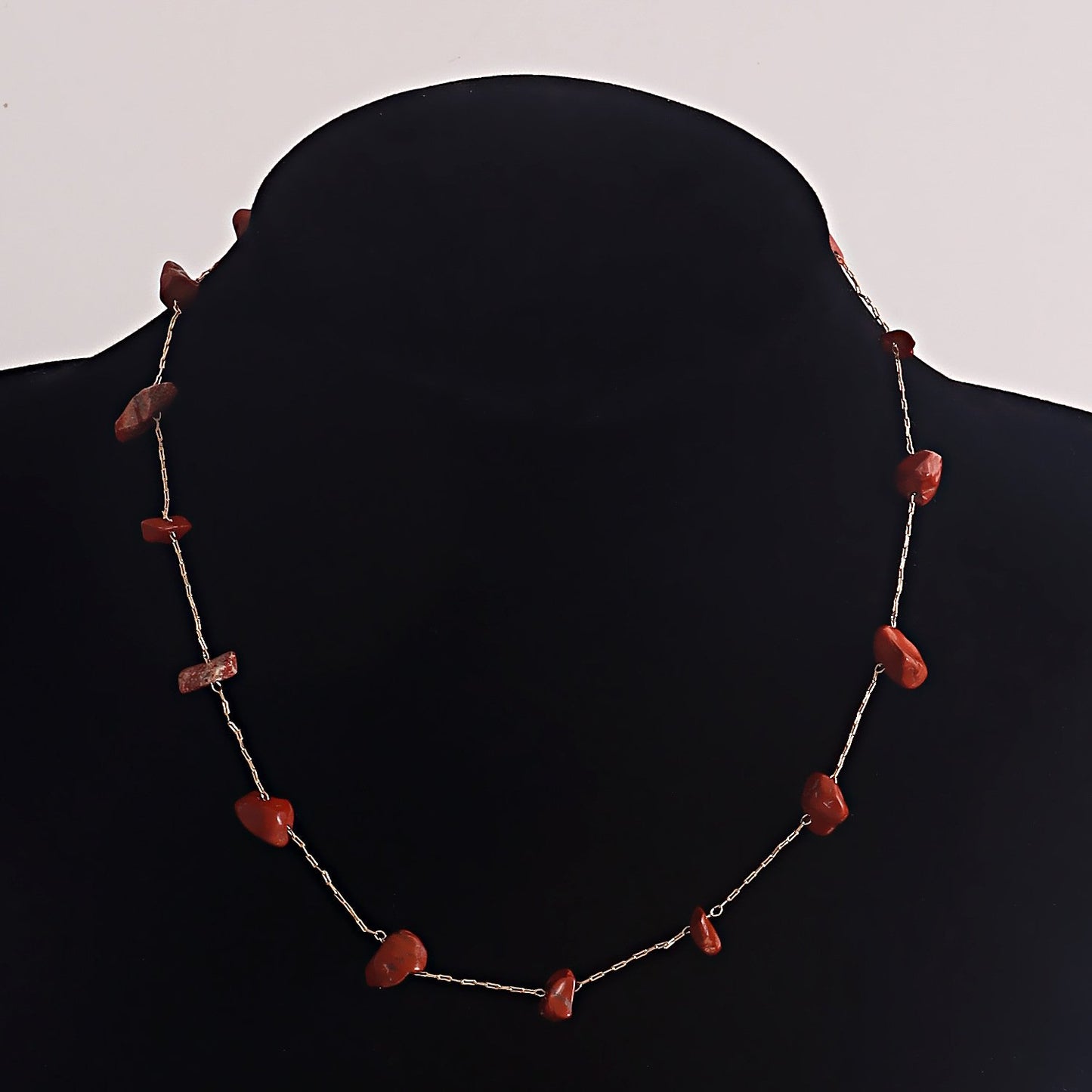 Jewelry ins beach color natural irregular gravel necklace necklace female clavicle chain