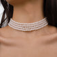 N1536 French Elegant Necklace Pearl Temperament Light Luxury Necklace Fashion Dinner Party Necklace