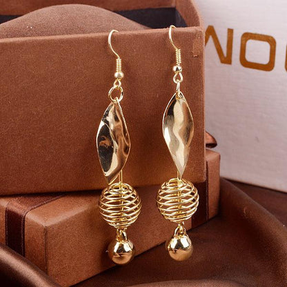 Long Exaggerated Petal Spring Earrings Night Party Earrings Exaggerated Earrings