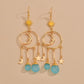 Bohemia Exaggerated Crystal Earrings Fashion Alloy Moon Star Earrings Accessories
