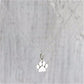 Explosive jewelry pet paw dog paw animal footprint cat paw necklace