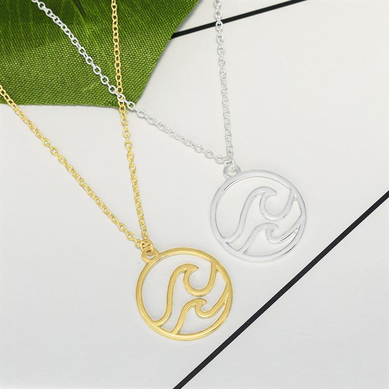 Popular Jewelry Lightning Wave Necklace Women's Pendant