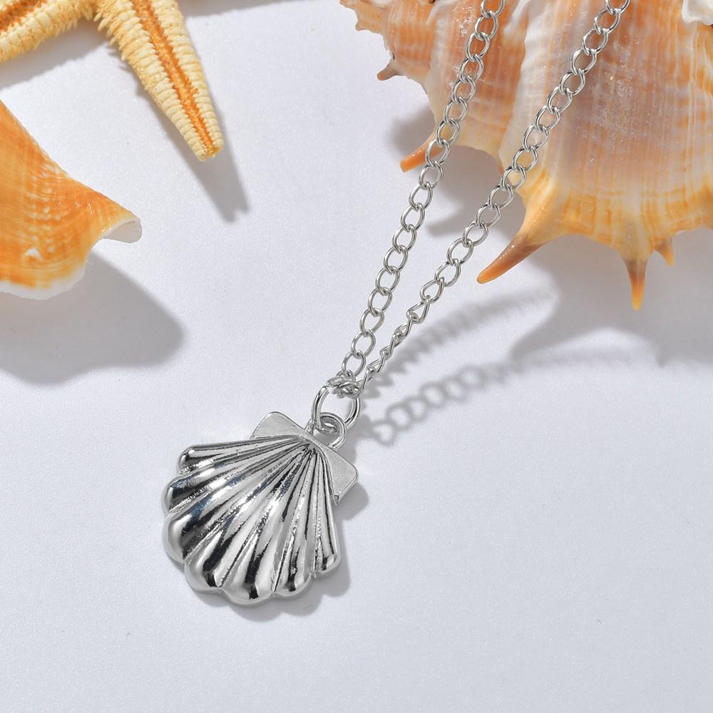 Accessories Small Fresh Necklace Ocean Fairy Tale Small Shell Pendant Necklace Beach Chain Clavicle Chain Necklace