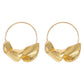 E8696 Exaggerated Alloy Earrings Women's Creative Geometric Big Circle Earrings Personalized Punk Earrings