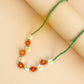Jewelry Bohemian Daisy Contrast Color Beaded Necklace Retro Rice Bead Flower Clavicle Necklace Female