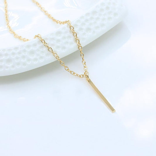 Fashion Alloy Pendant Necklace Simple Simple Chain Clavicle Chain Necklace