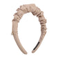 F493 jewelry simple small fresh pure color folded headband fashion commuting out fabric headband