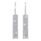 E185 Exaggerated Rhinestone Light Luxury Personality Earrings Temperament Long Earrings Cold Internet Celebrity Earrings Female