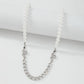 N9426 Jewelry Chain Pearl Stitching Fashion Necklace Exaggerated Snake Shape Micro-inlaid Cold Necklace