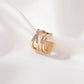 Earrings cold personality cross ear clip simple multi-layer ear bone clip U-shaped earrings without piercing