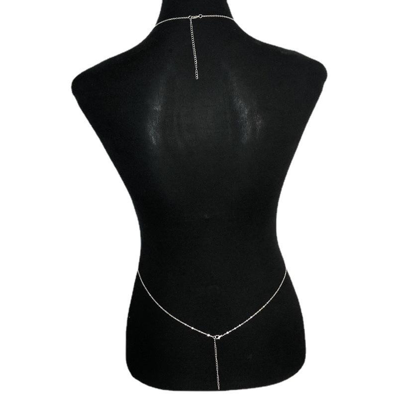 Jewelry Sexy Crystal Body Chain Simple Street Shooting Jewelry Beach Bikini Body Chain Accessories