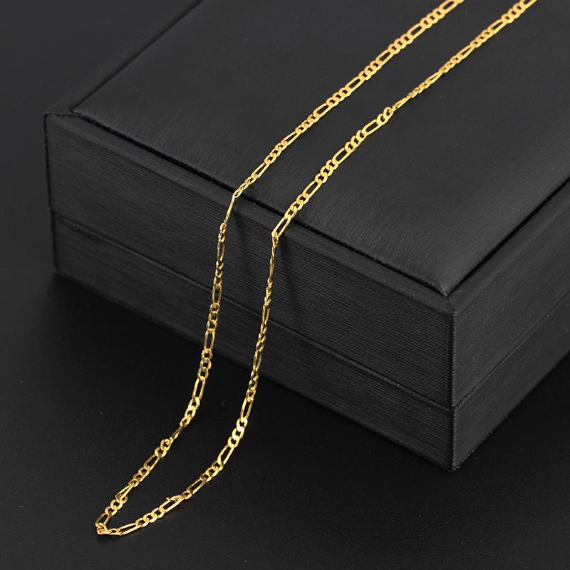 Jewelry Fashion 18K Necklace Personality NK Chain Necklace Copper Chain Best Selling Jewelry