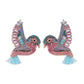 E848 Fashion Small Animal Diamond Tassel Earrings Original Creative Earrings Cute Earrings