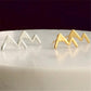 Earrings simple personality mountain peak earrings jewelry earrings special offer