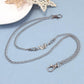Female cool ins pants chain accessories punk jeans decoration fashion jk uniform check skirt diamond butterfly pants chain