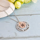 Explosive compass necklace compass letter handmade pendant necklace Wanderlust clavicle chain