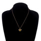 Jewelry dripping glaze painted bee pendant necklace ladies temperament fashion simple necklace