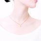Jewelry Minimalist Geometric Armband Three Triangle Necklace Female Pendant
