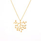 Explosive jewelry Belle same style gold rose tree sprig pendant Beauty and the Beast necklace