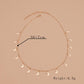 Fashion Vintage Iron Sheet Moon Pendant Necklace Clavicle Chain Necklace Ladies Accessories