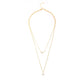 Jewelry Street Shot Imitation Pearl Rhinestone Layered Clavicle Chain Pendant Necklace Women's Necklace