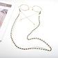 Jewelry Double Layer Acrylic Black Diamond Copper Bead Chain Glasses Chain Fashion Glasses Mask Accessories Female